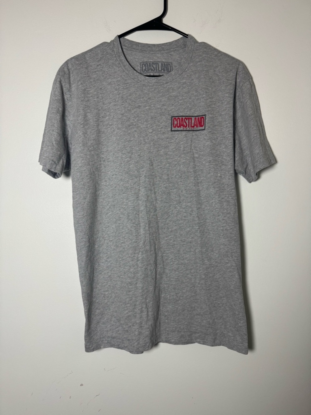 Coastland Bigfoot Graphic T Shirt Mens Large Gray Sasquatch Beer USA